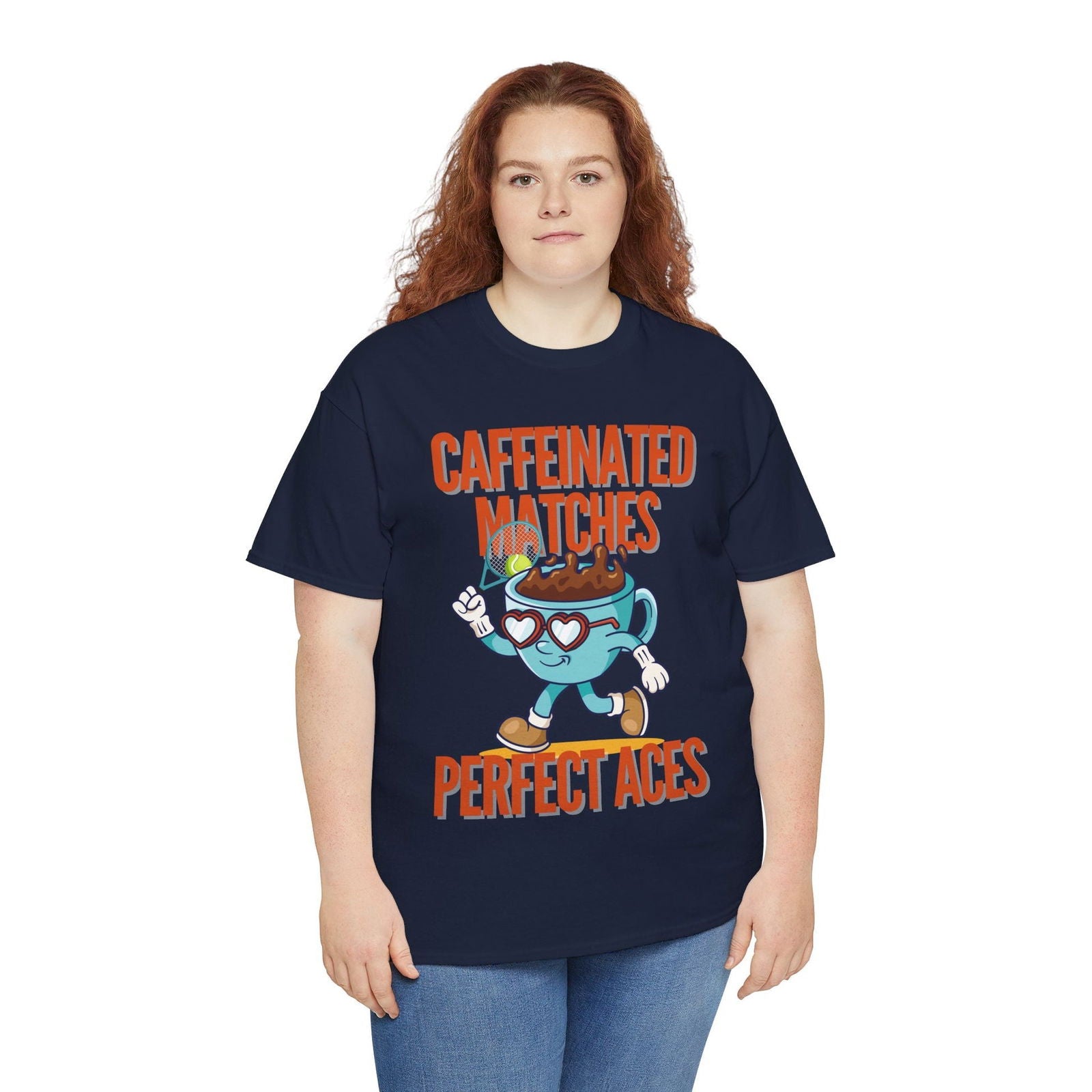 CAFFEINATED - Tennis Basic Tee - GRANDSLAM PH