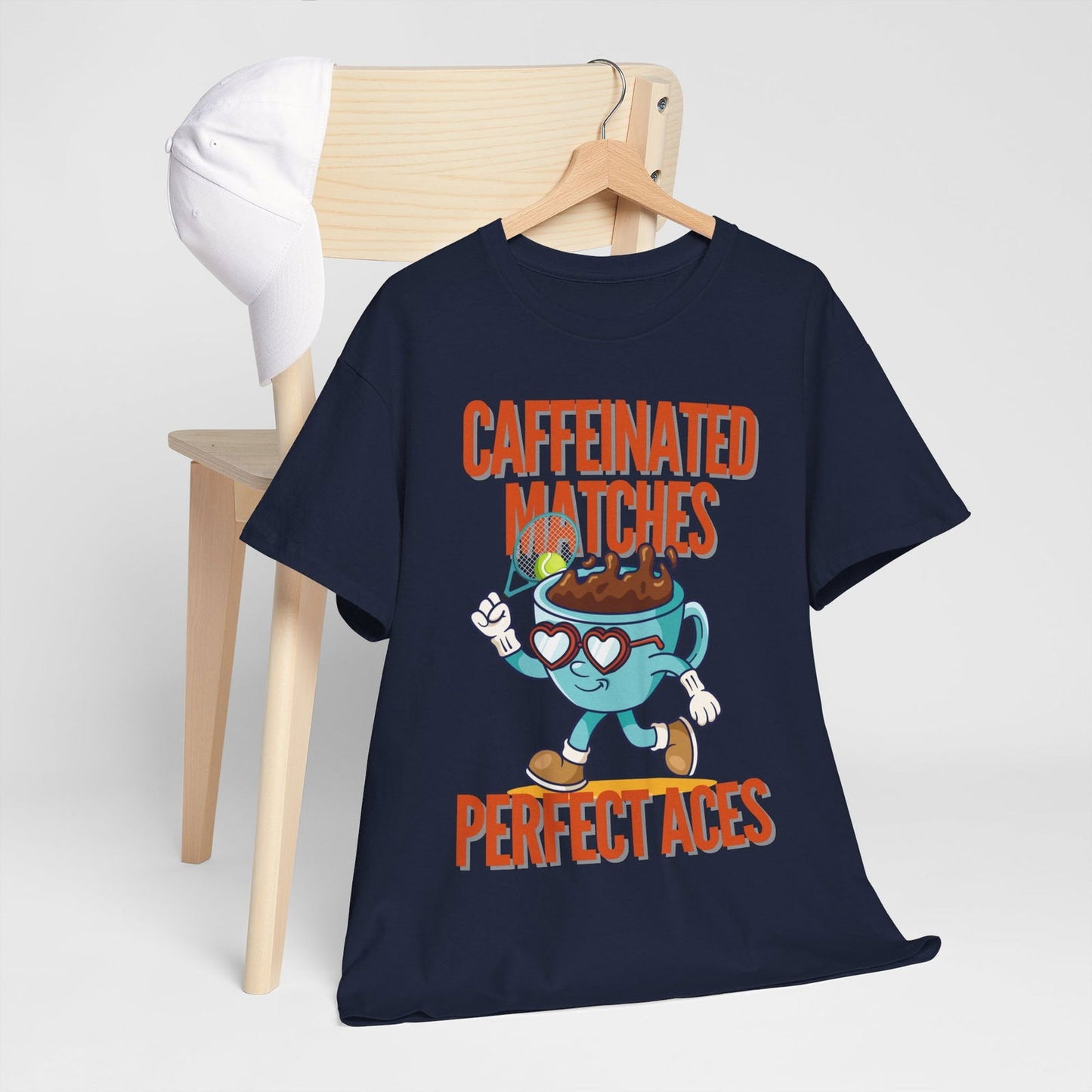 CAFFEINATED - Tennis Basic Tee - GRANDSLAM PH
