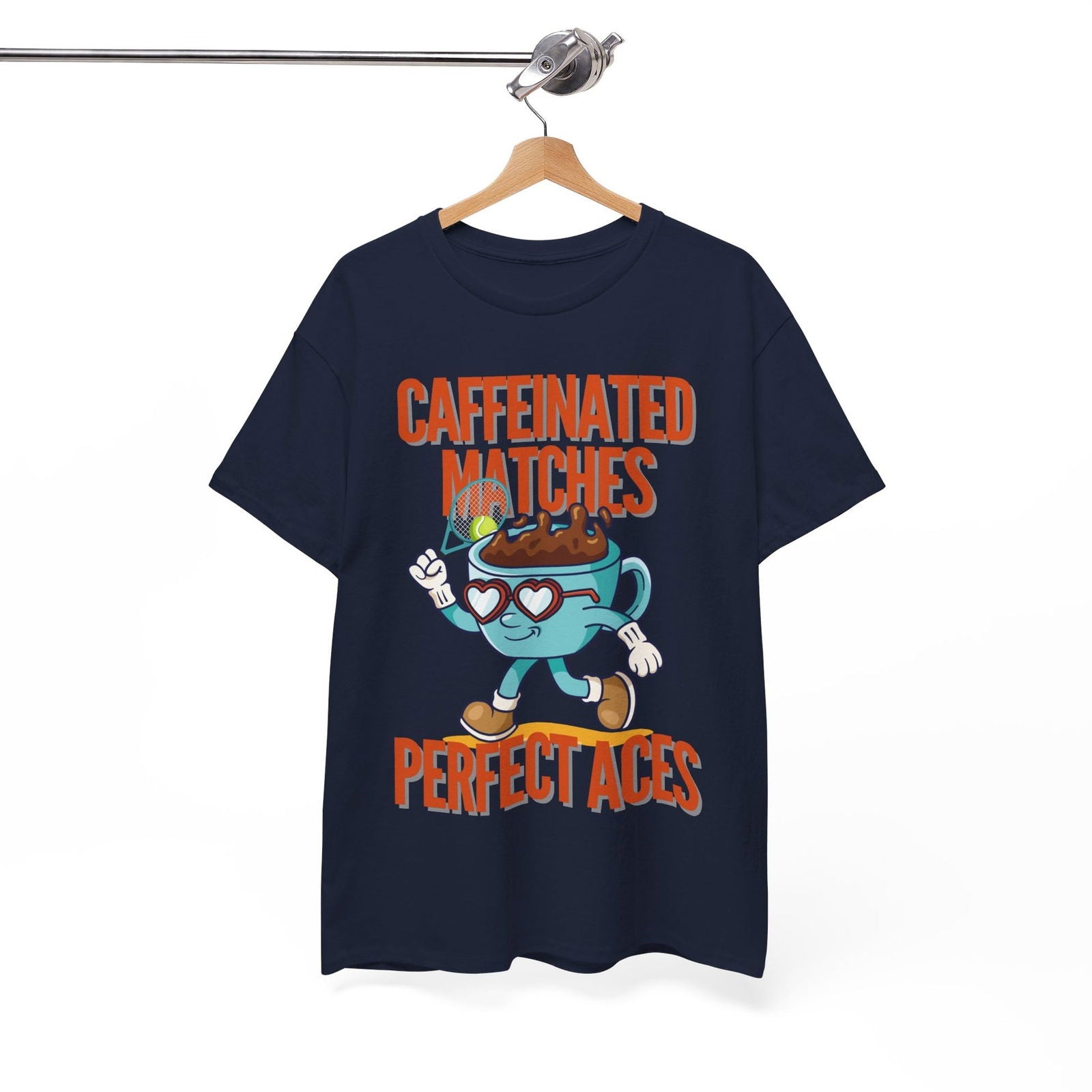 CAFFEINATED - Tennis Basic Tee - GRANDSLAM PH