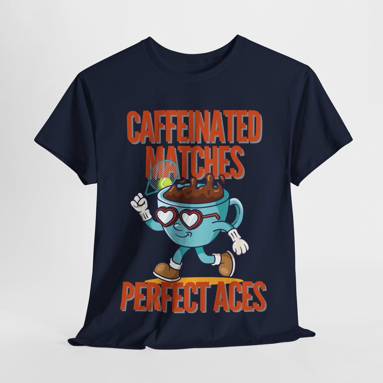 CAFFEINATED - Tennis Basic Tee - GRANDSLAM PH