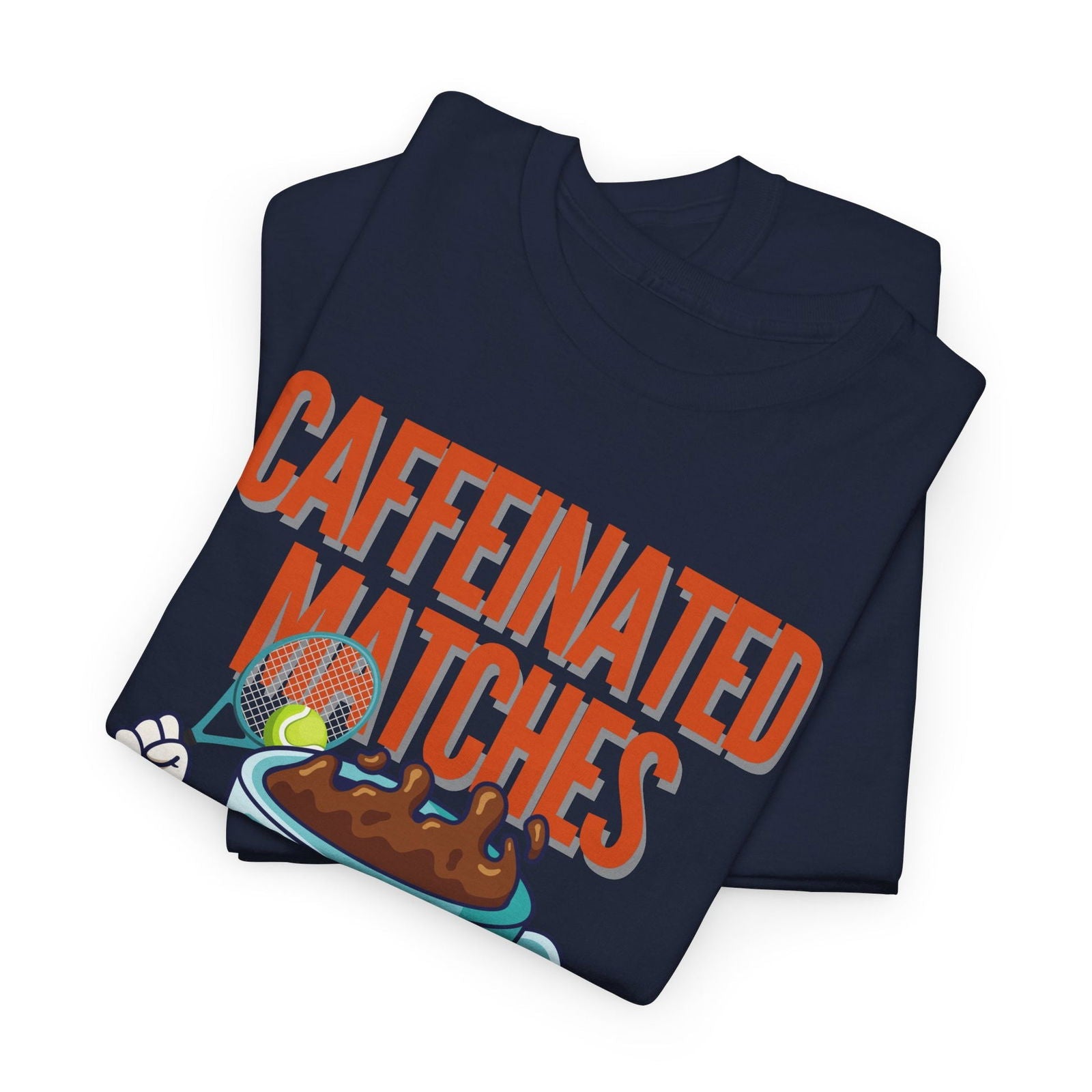 CAFFEINATED - Tennis Basic Tee - GRANDSLAM PH