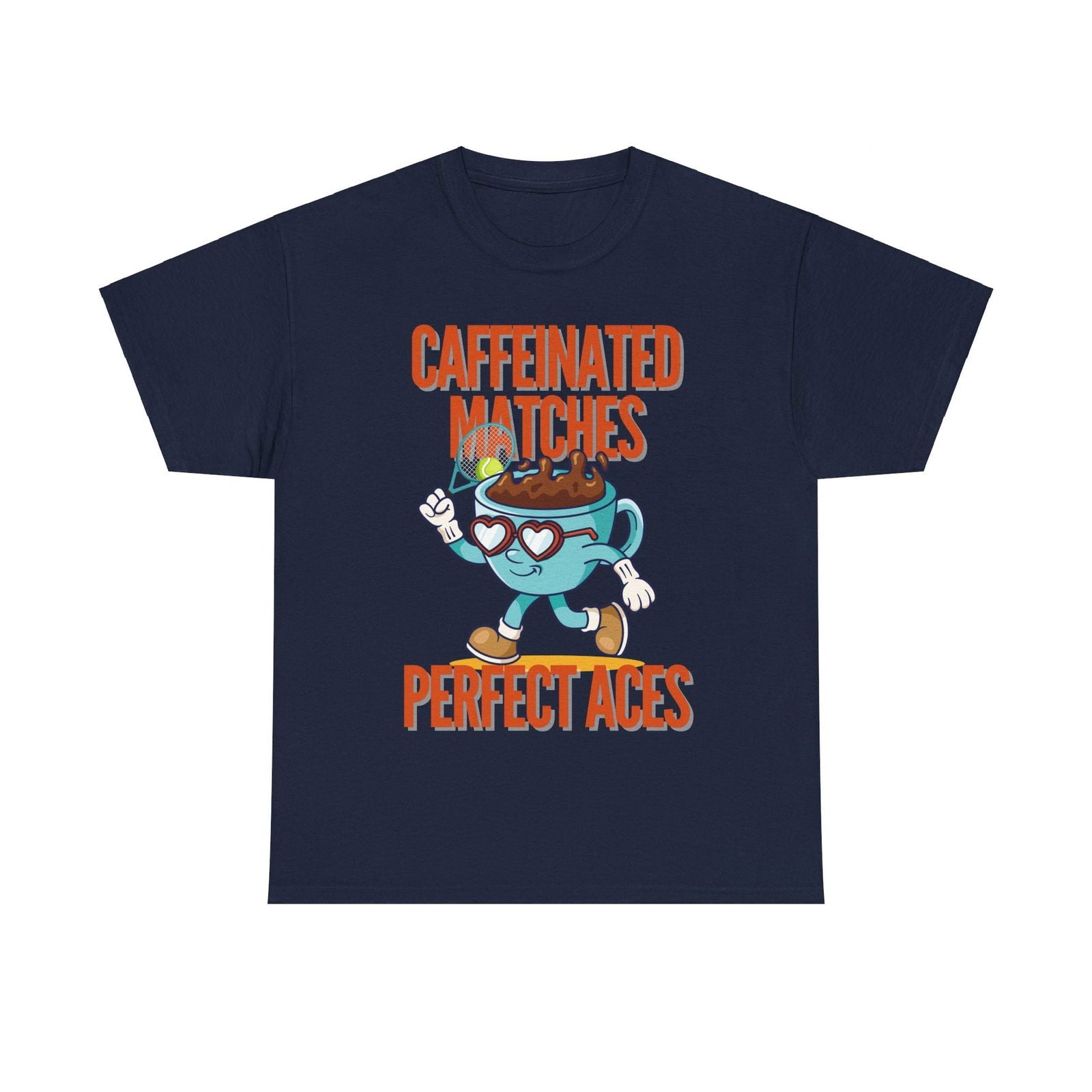 CAFFEINATED - Tennis Basic Tee - GRANDSLAM PH