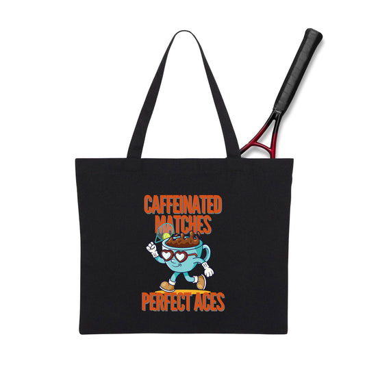 CAFFEINATED - Tennis Tote Bag - GRANDSLAM PH