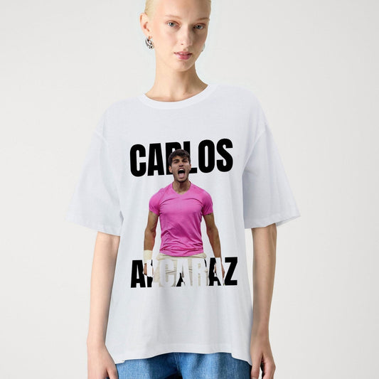 CARLOS ALCARAZ 1 - Tennis Basic Tee - GRANDSLAM PH