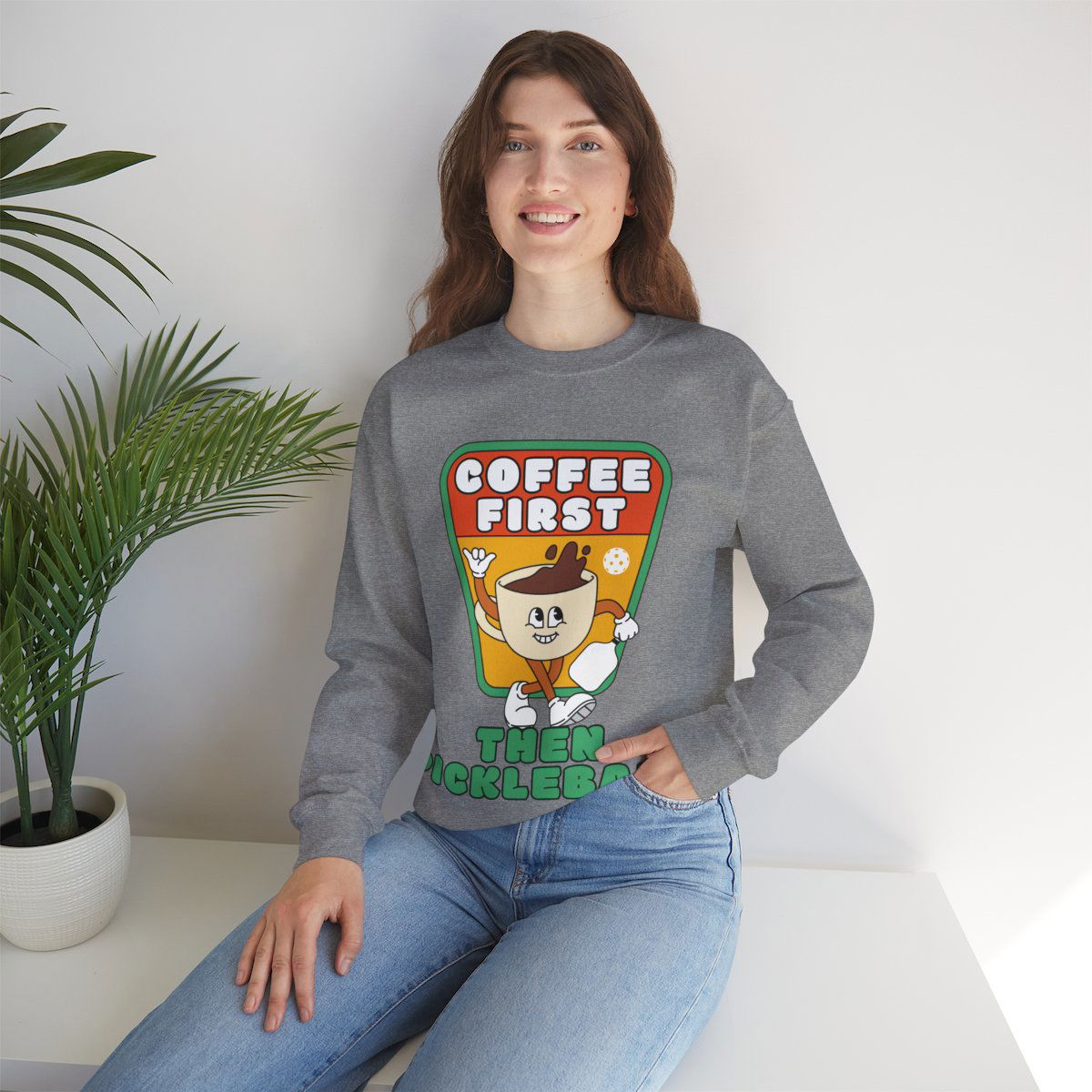 COFFEE FIRST - Pickleball (Sweatshirt) - GRANDSLAM PH
