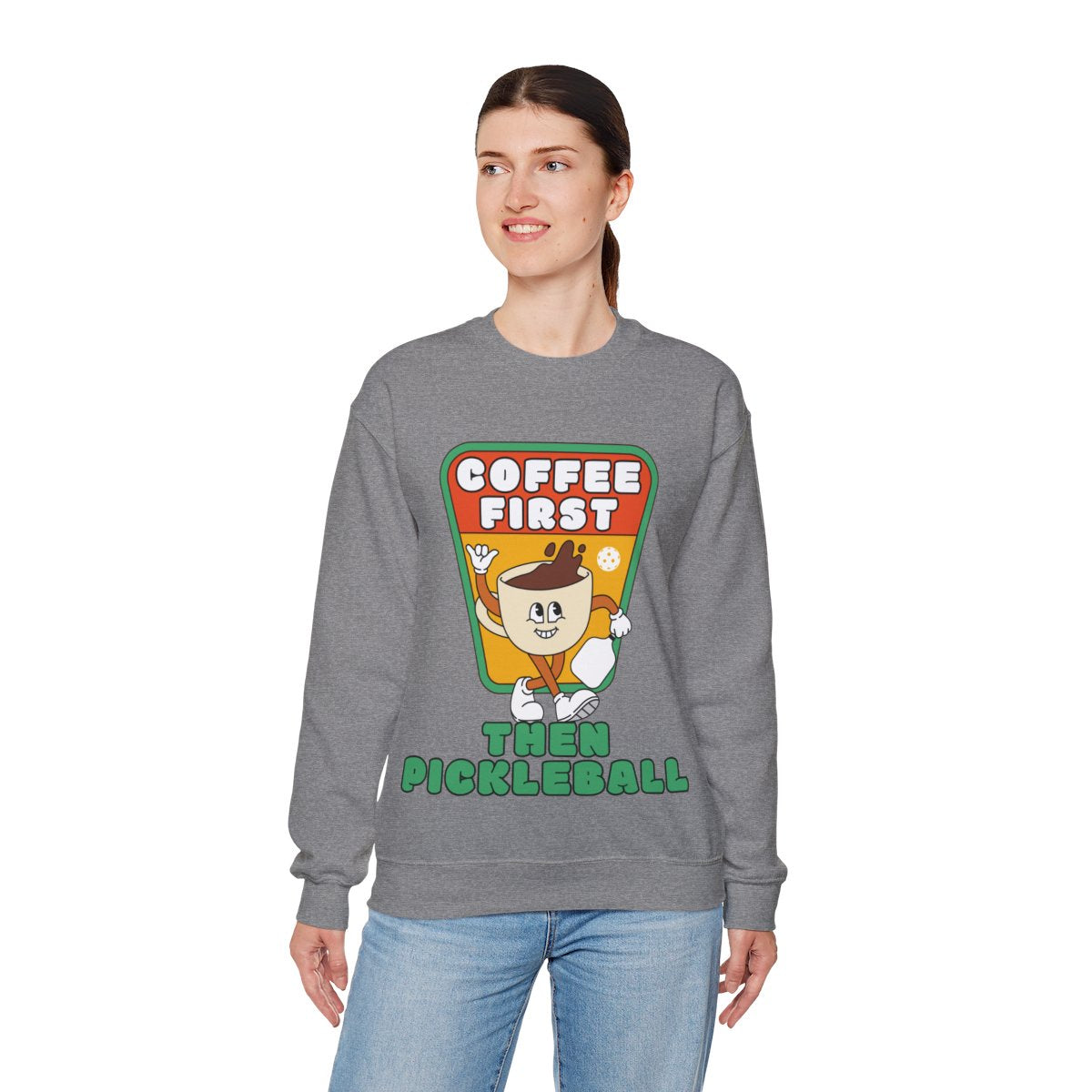 COFFEE FIRST - Pickleball (Sweatshirt) - GRANDSLAM PH