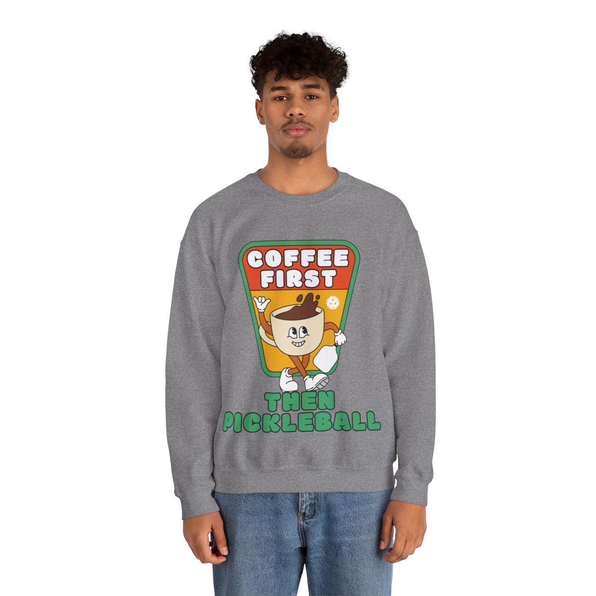 COFFEE FIRST - Pickleball (Sweatshirt) - GRANDSLAM PH