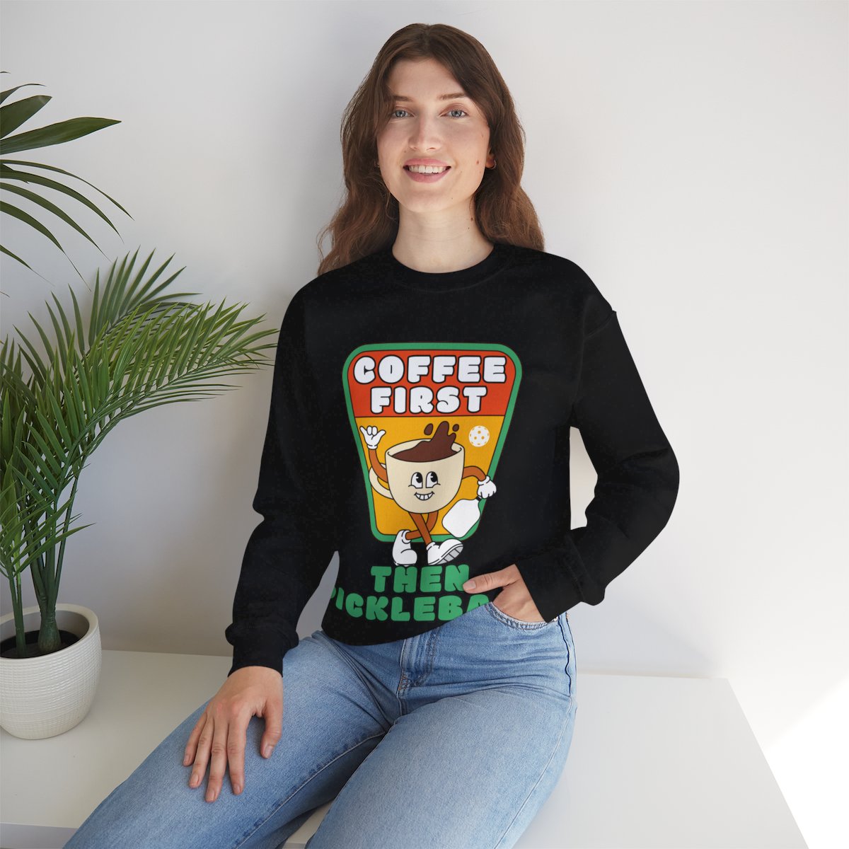 COFFEE FIRST - Pickleball (Sweatshirt) - GRANDSLAM PH
