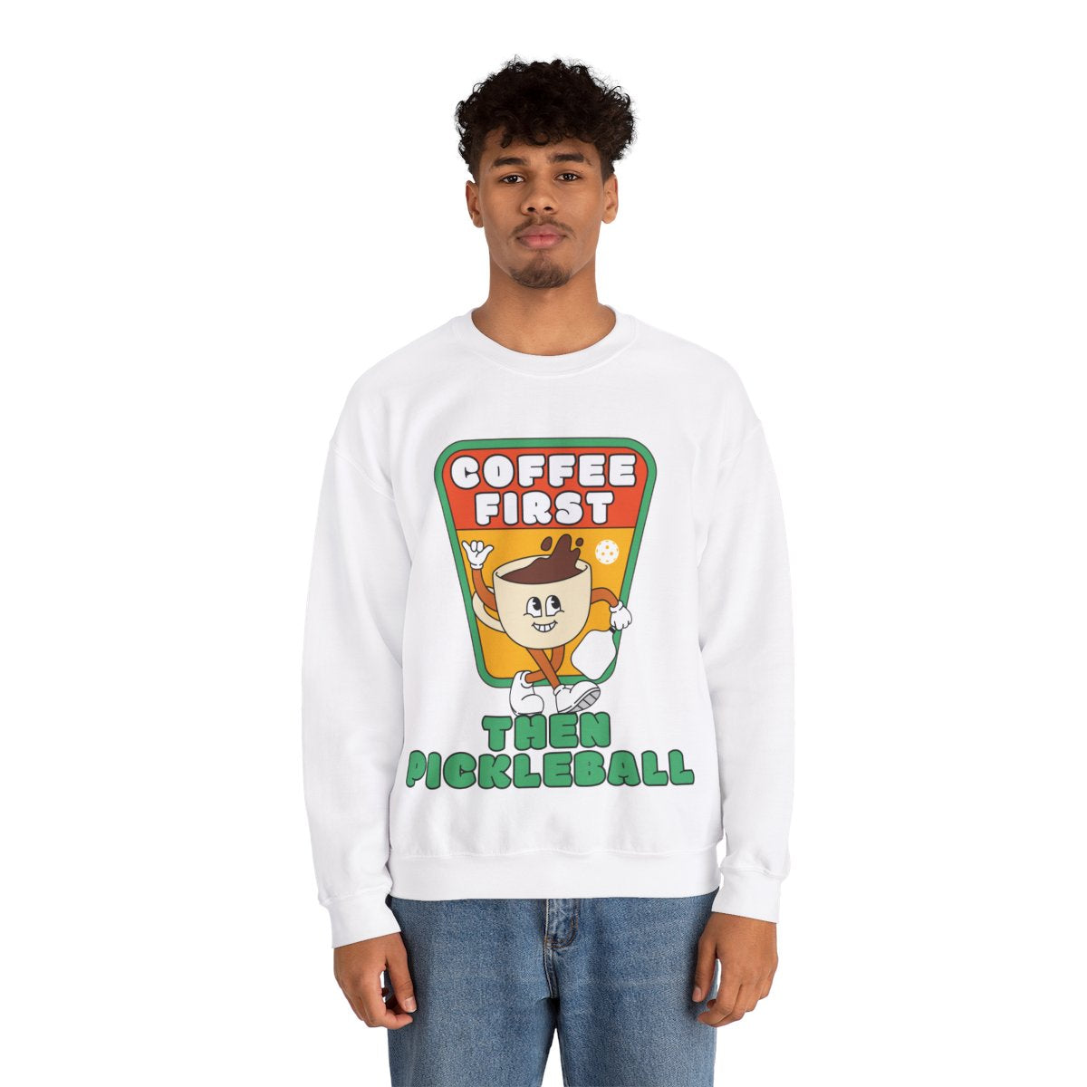 COFFEE FIRST - Pickleball (Sweatshirt) - GRANDSLAM PH