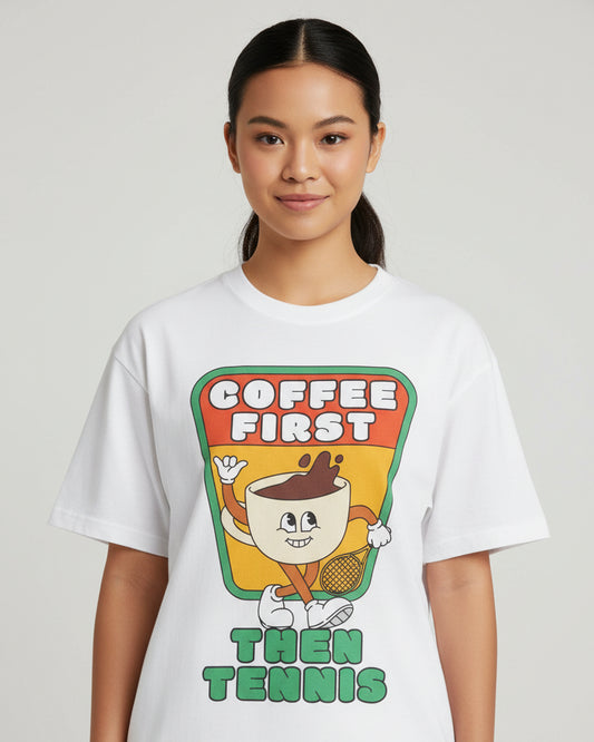COFFEE FIRST, THEN TENNIS 2 - Tennis (Dri Fit) - GRANDSLAM PH