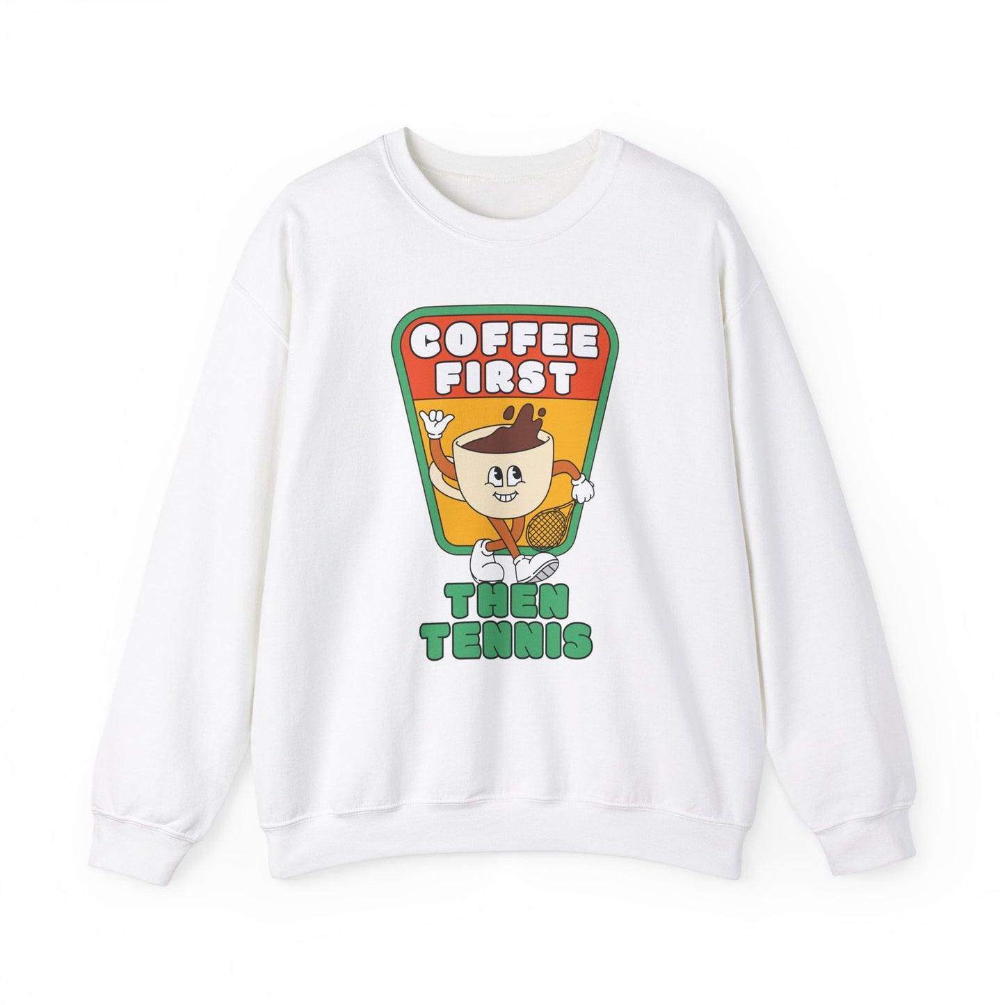COFFEE FIRST, THEN TENNIS 2 - Tennis Sweatshirt - GRANDSLAM PH