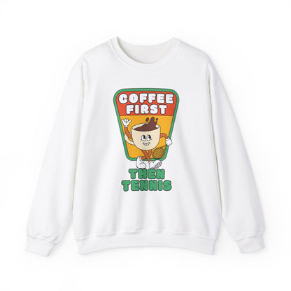 COFFEE FIRST, THEN TENNIS 2 - Tennis Sweatshirt - GRANDSLAM PH
