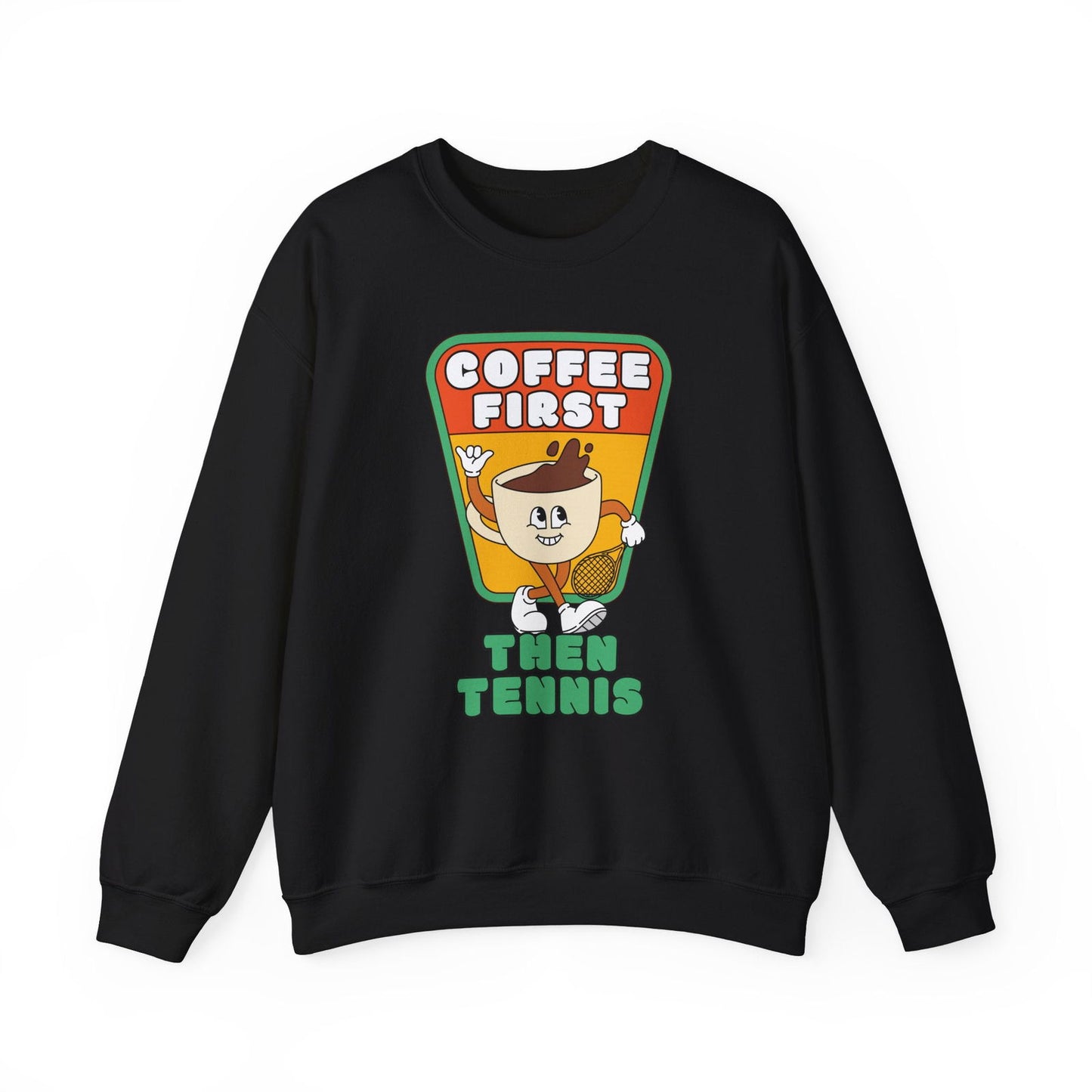 COFFEE FIRST, THEN TENNIS 2 - Tennis Sweatshirt - GRANDSLAM PH