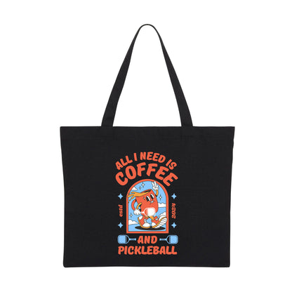 COFFEE & PICKLEBALL 2 - Pickleball (Tote Bag)