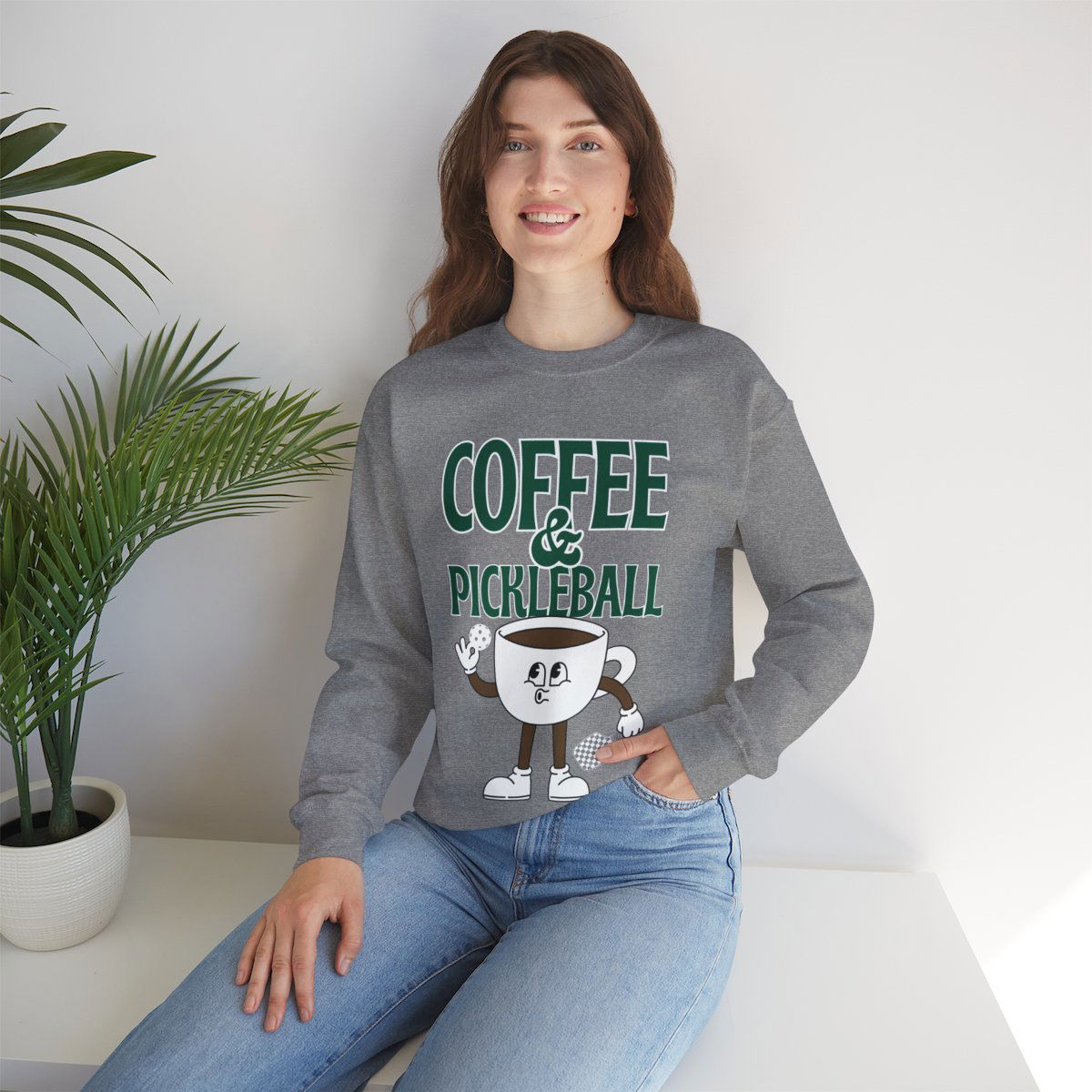 COFFEE & PICKLEBALL - Pickleball (Sweatshirt) - GRANDSLAM PH