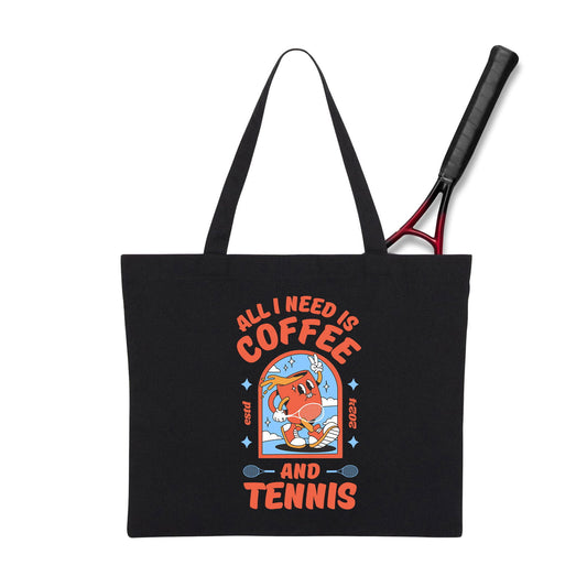 COFFEE & TENNIS 1 - Tennis Tote Bag - GRANDSLAM PH