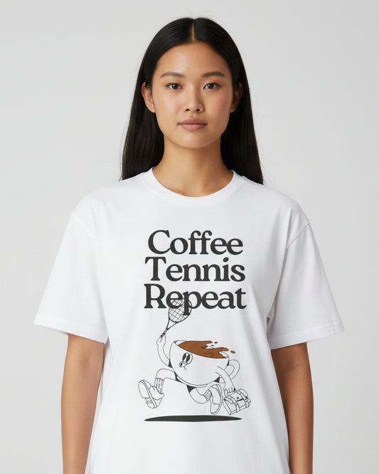 COFFEE TENNIS REPEAT - Tennis (Dri Fit) - GRANDSLAM PH