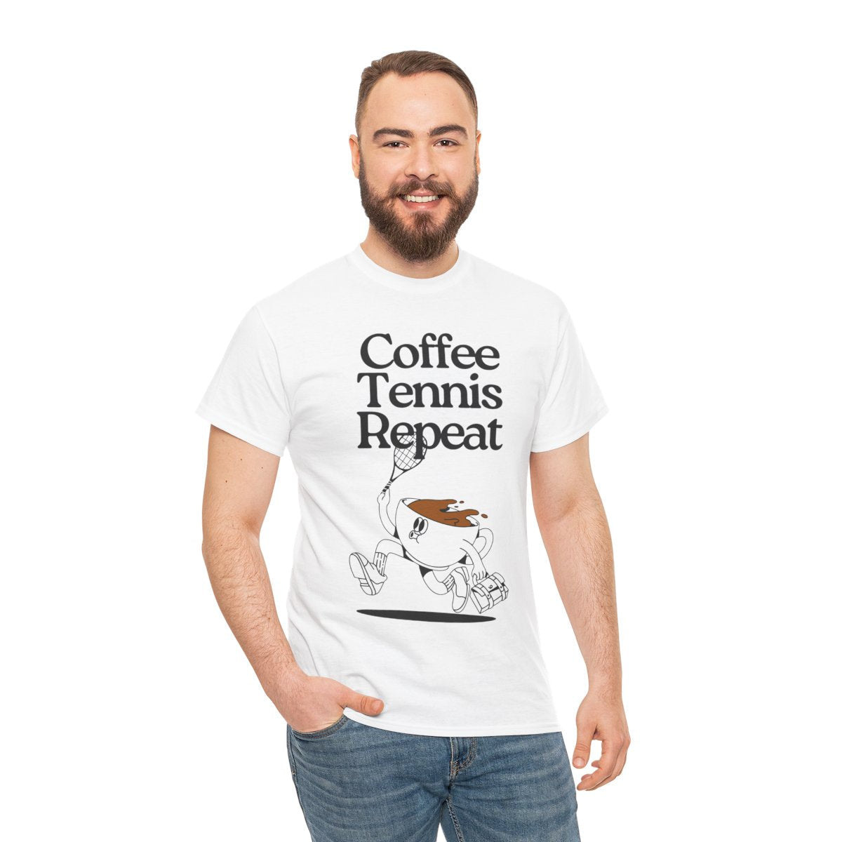 COFFEE TENNIS REPEAT - Tennis (Dri Fit) - GRANDSLAM PH