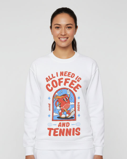 COFFEE & TENNIS SWEATSHIRT - GRANDSLAM