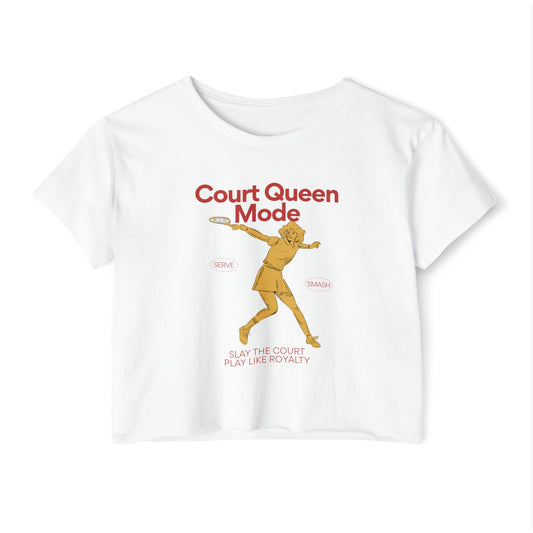 COURT QUEEN 2 - Tennis Crop Top