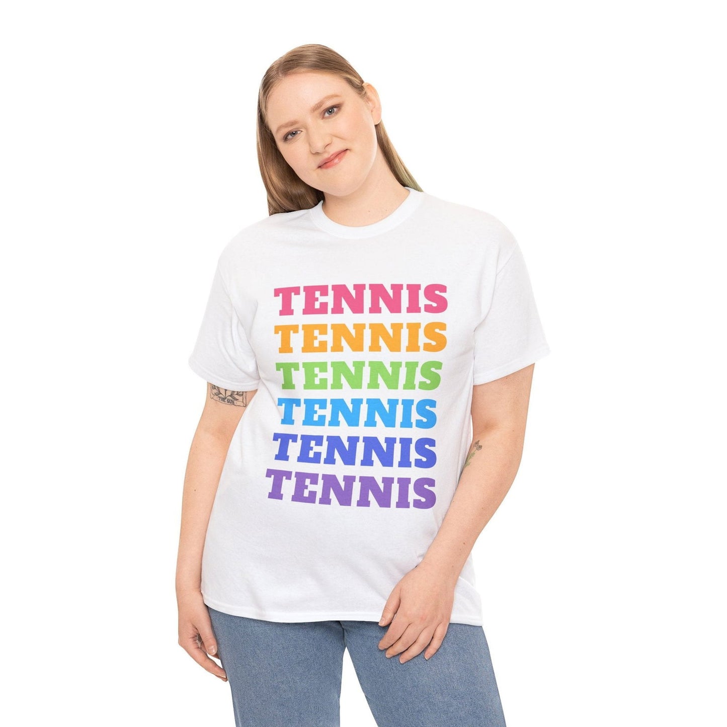 DOWN THE LINE - Tennis Basic Tee - GRANDSLAM PH