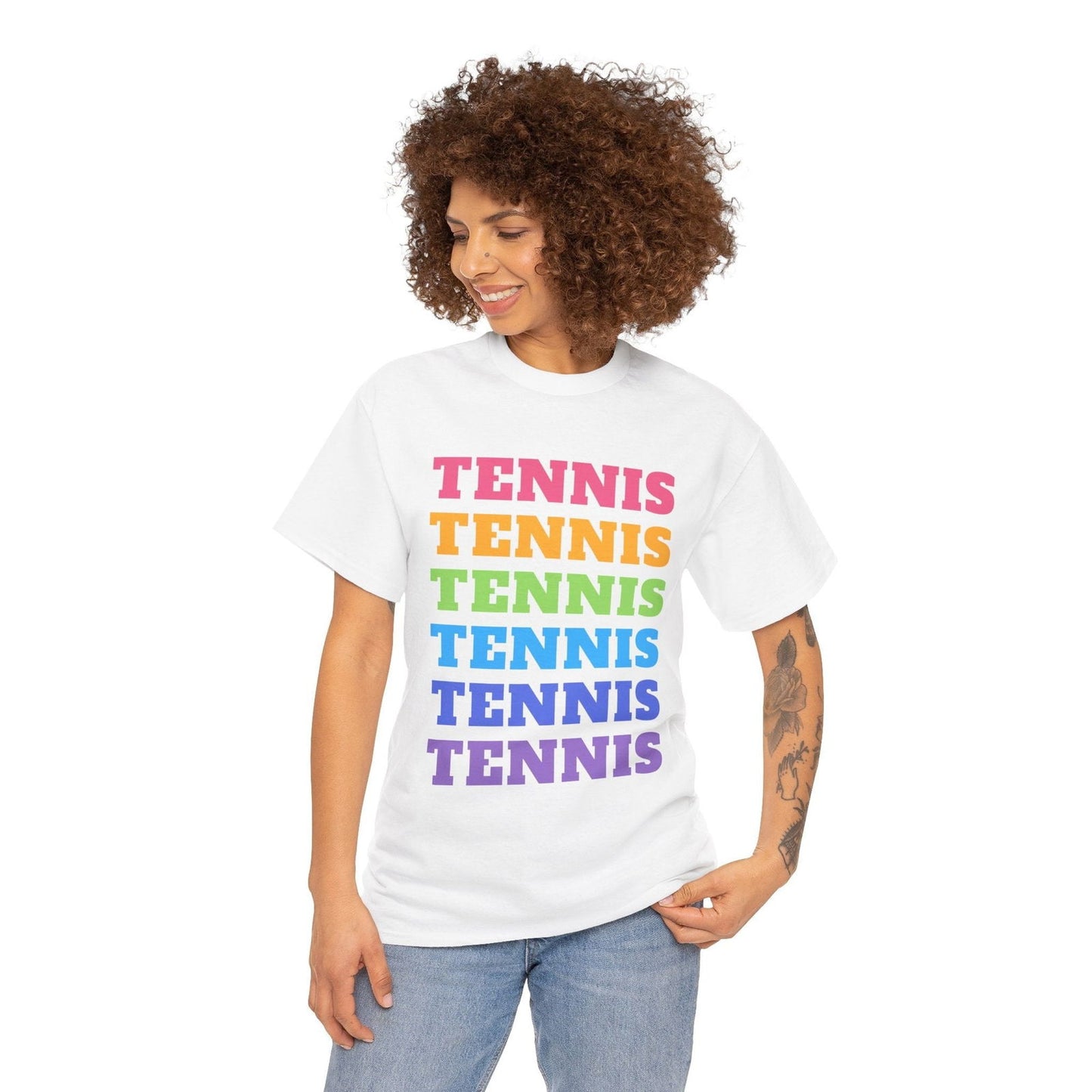 DOWN THE LINE - Tennis Basic Tee - GRANDSLAM PH