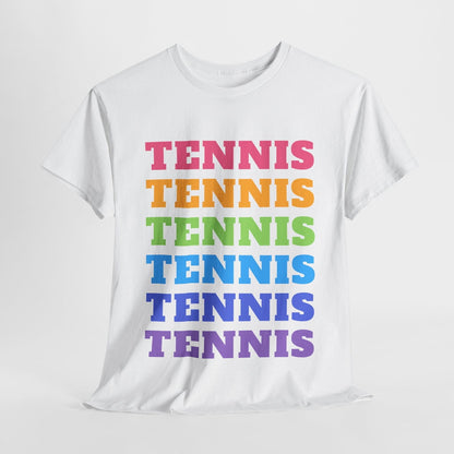 DOWN THE LINE - Tennis Basic Tee - GRANDSLAM PH