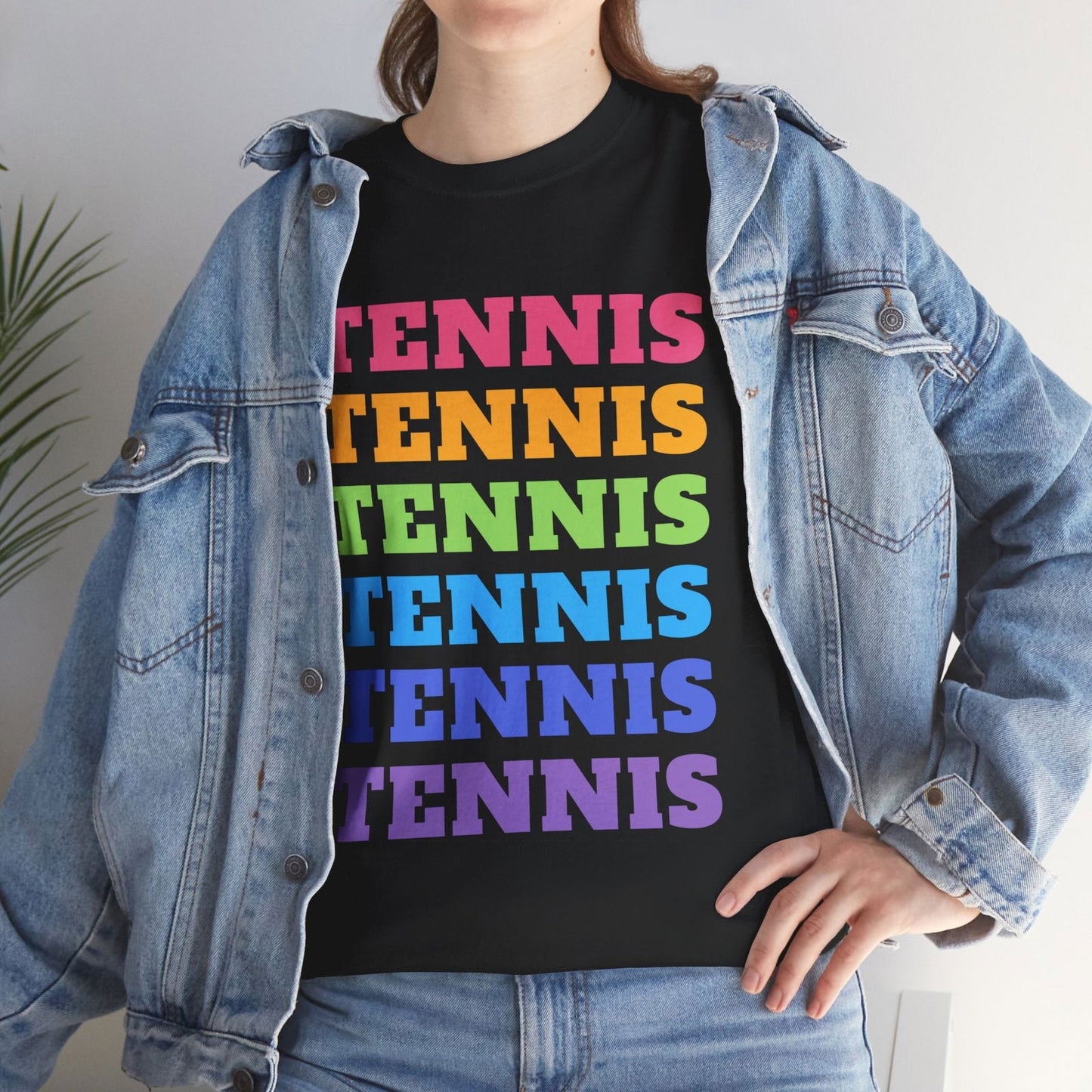 DOWN THE LINE - Tennis Basic Tee - GRANDSLAM PH