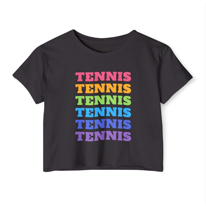 DOWN THE LINE - Tennis Crop Top - GRANDSLAM PH