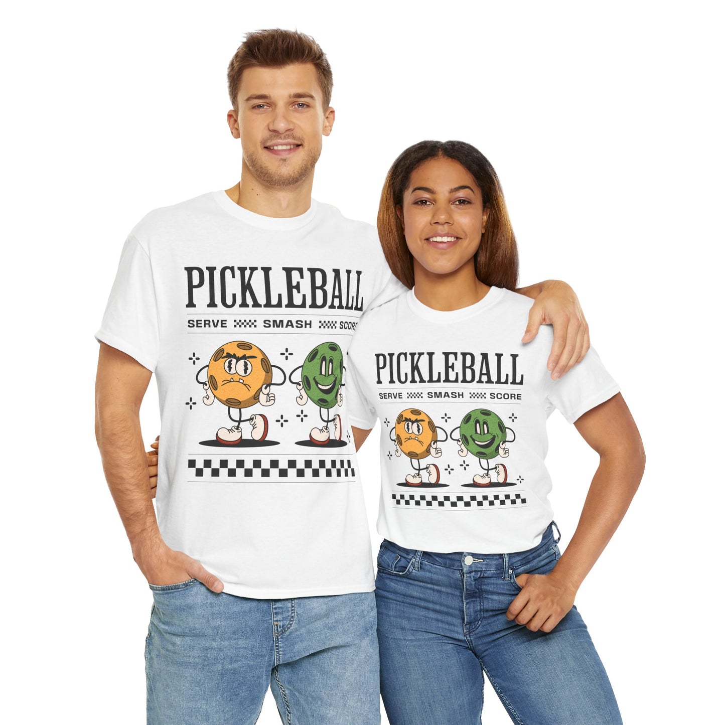 SERVE SMASH SCORE - Pickleball (Basic Tee)