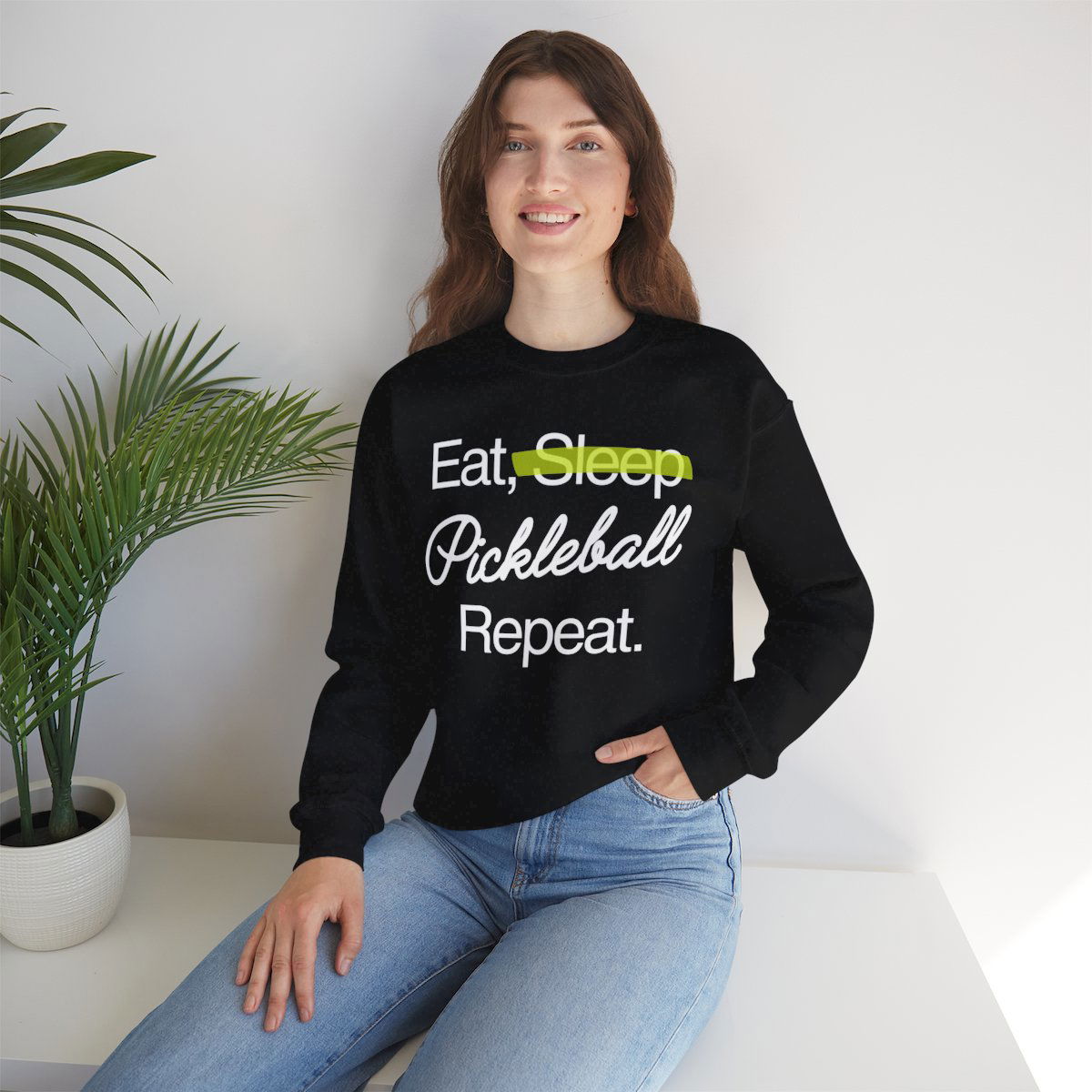 EAT SLEEP - Pickleball (Sweatshirt) - GRANDSLAM PH