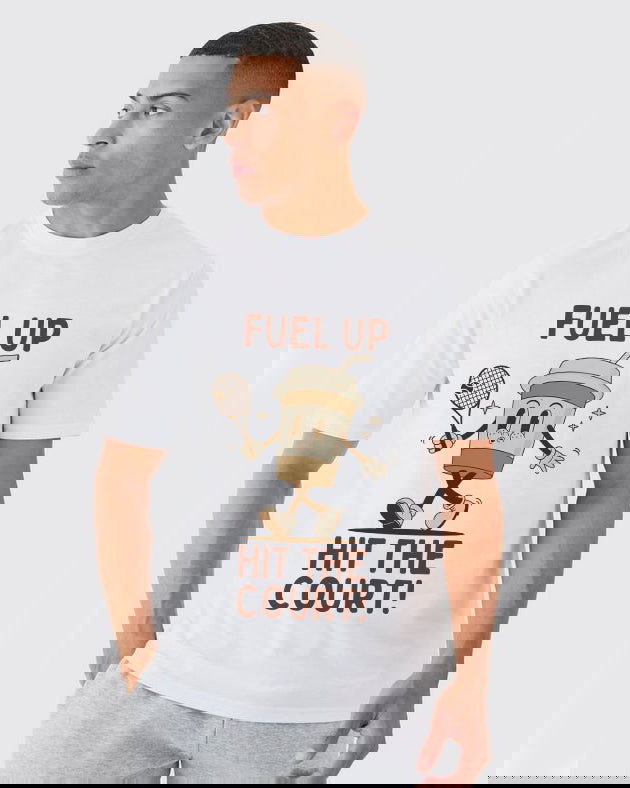 FUEL UP - Tennis Basic Tee - GRANDSLAM PH