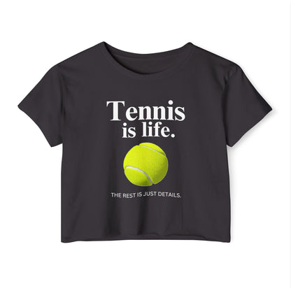 TENNIS IS LIFE - Crop Top