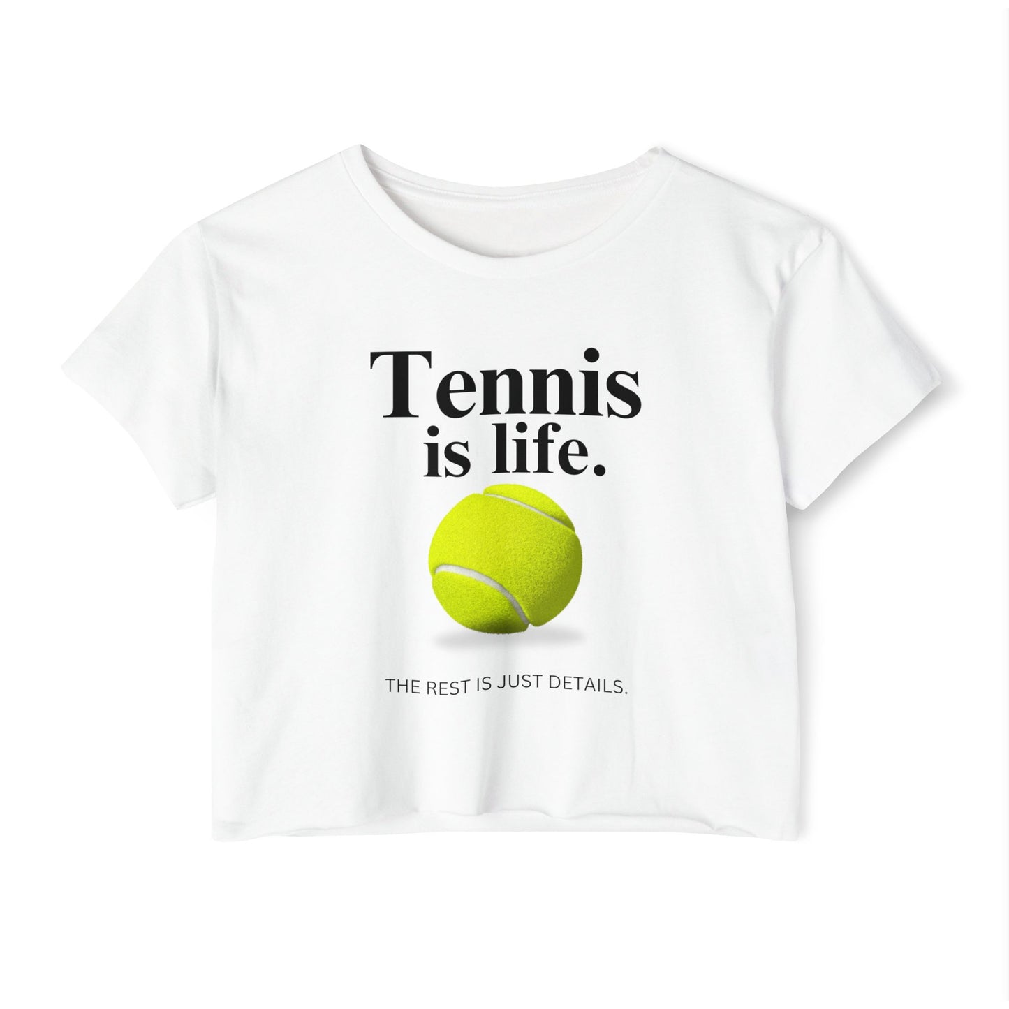 TENNIS IS LIFE - Crop Top