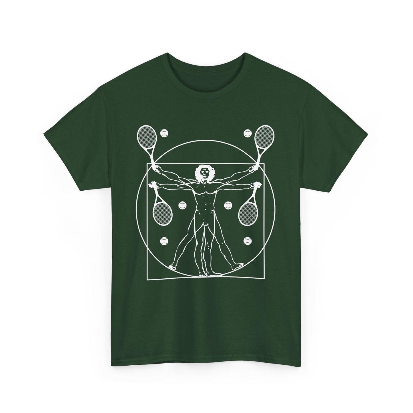 VITRUVIAN MAN (LEONARDO DA VINCI) - Tennis Basic Tee