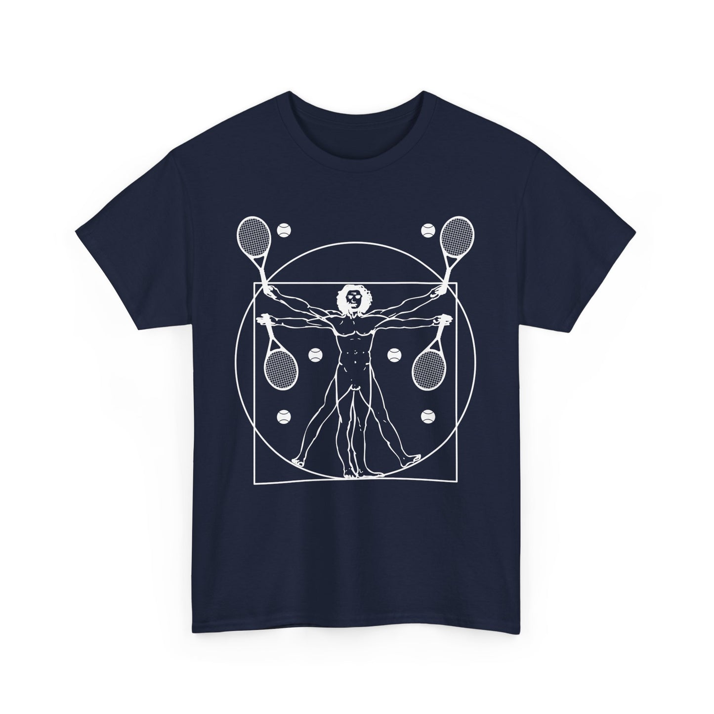 VITRUVIAN MAN (LEONARDO DA VINCI) - Tennis Basic Tee