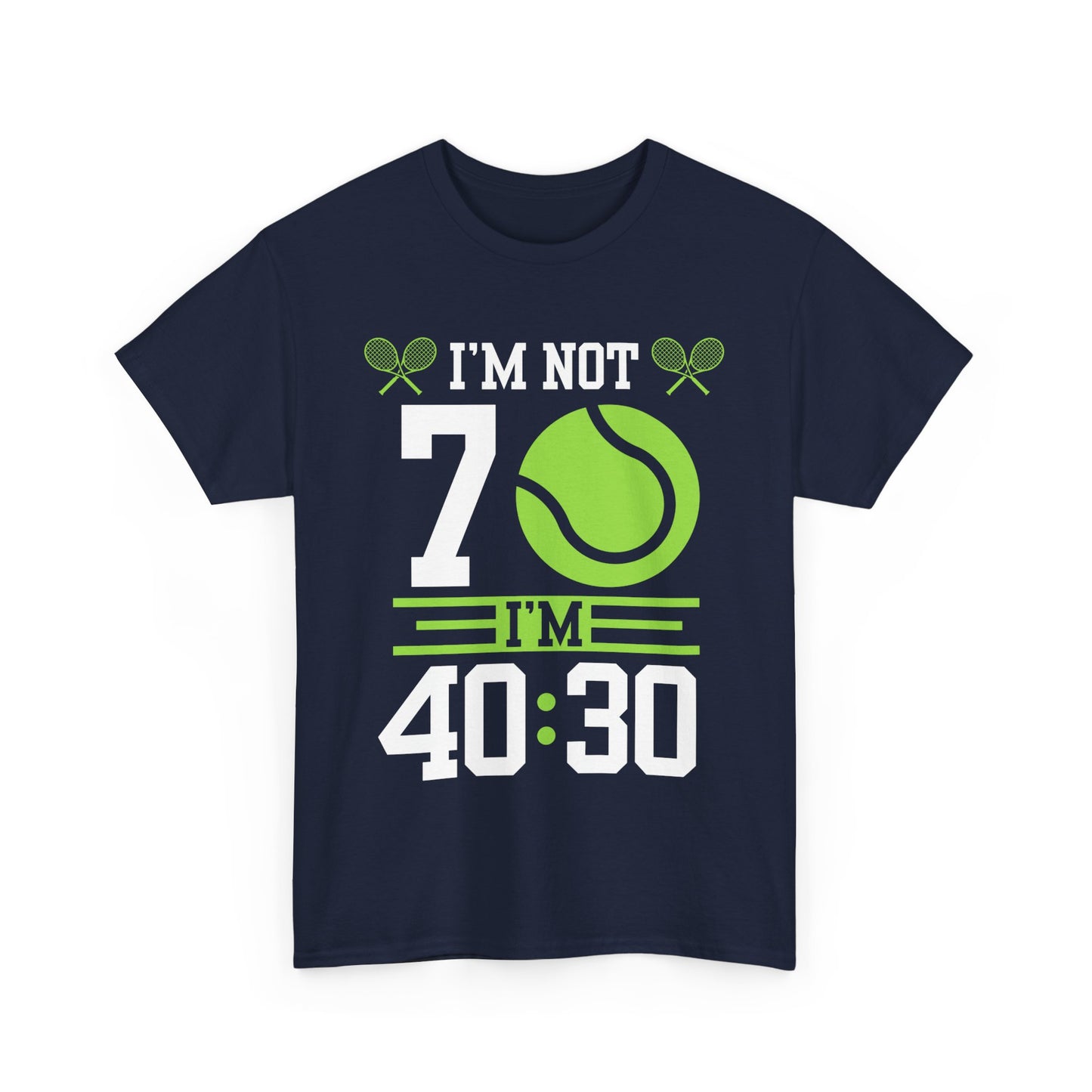 70 YEAR OLD TENNIS PLAYER - Tennis Basic Tee