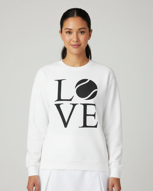 LOVE 1 - Tennis Sweatshirt
