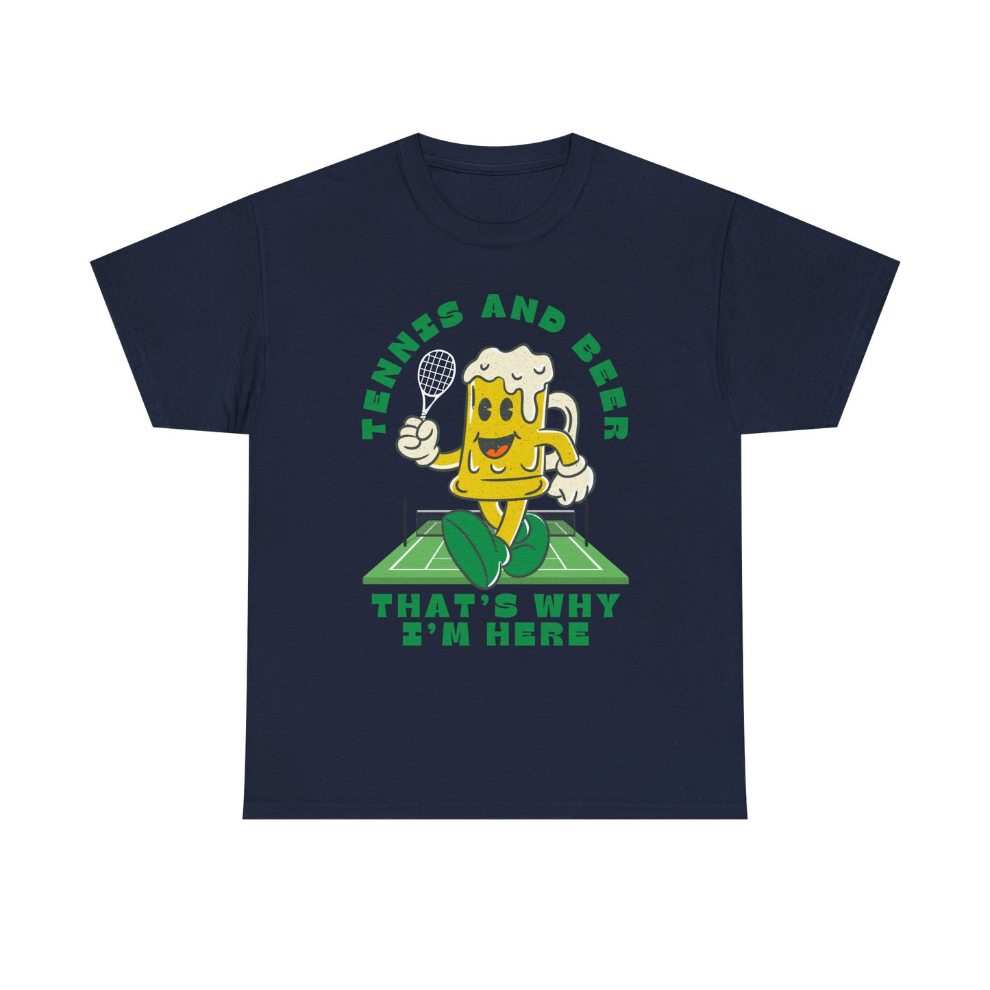 TENNIS & BEER - Tennis Basic Tee