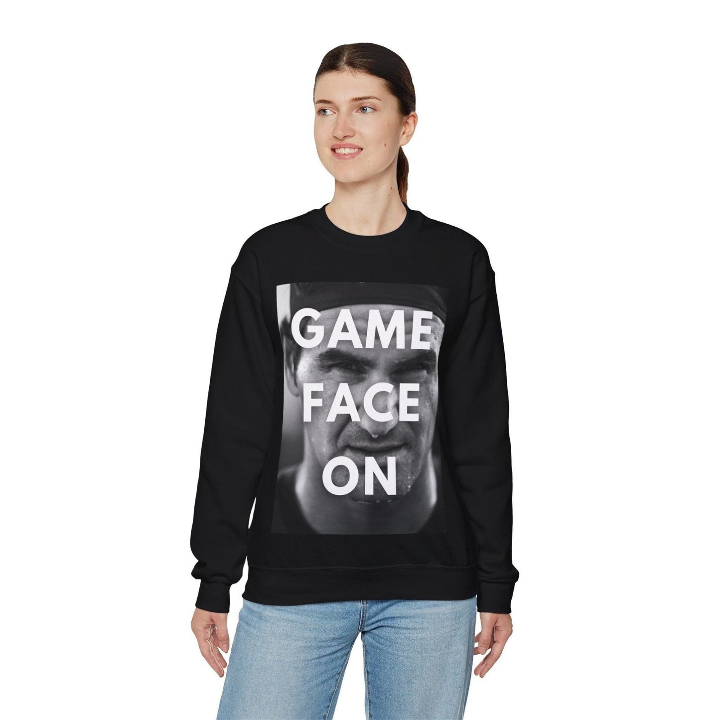 GAME FACE ON SWEATSHIRT - GRANDSLAM