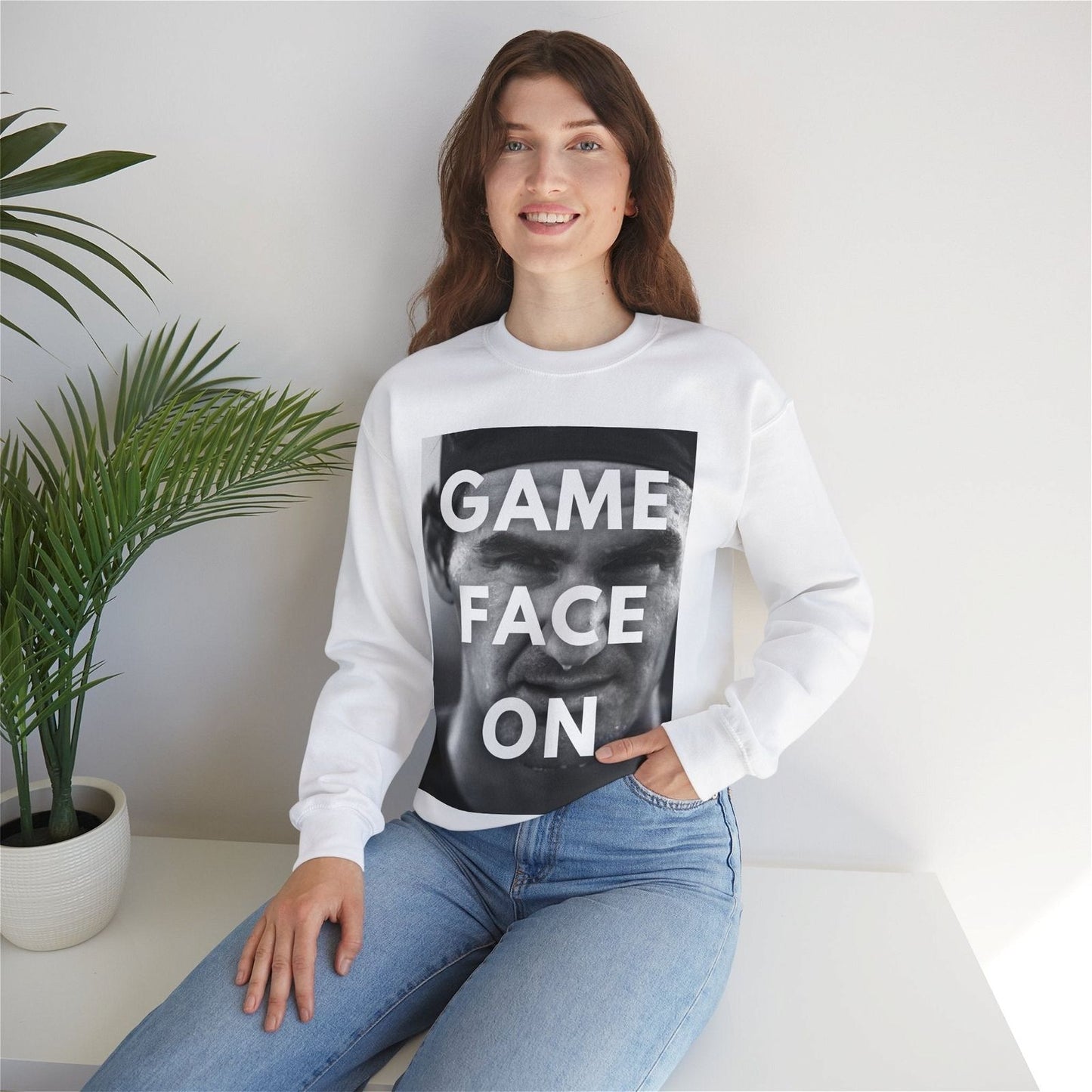 GAME FACE ON SWEATSHIRT - GRANDSLAM