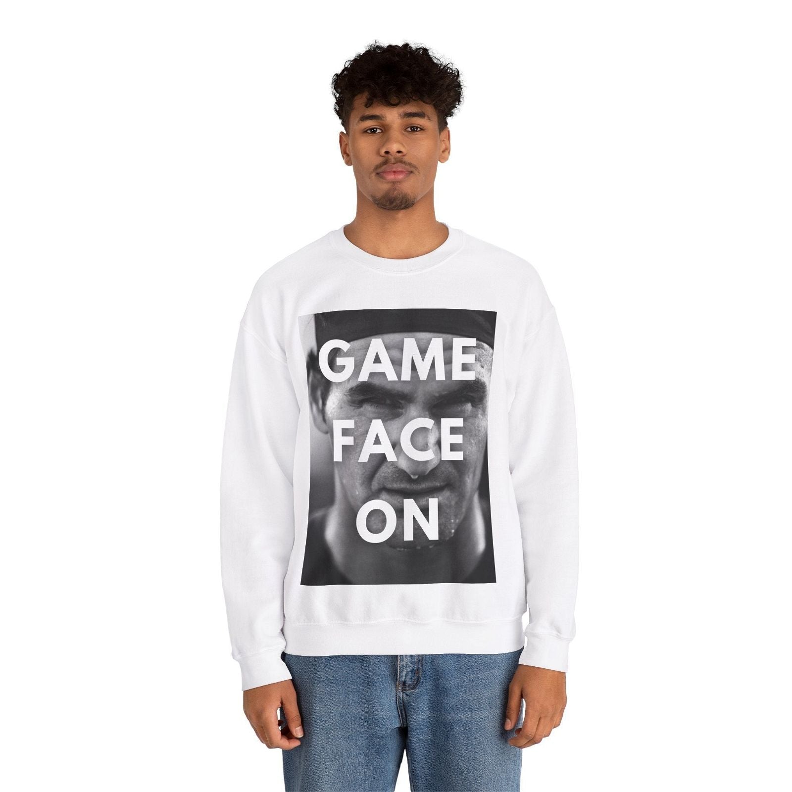 GAME FACE ON SWEATSHIRT - GRANDSLAM