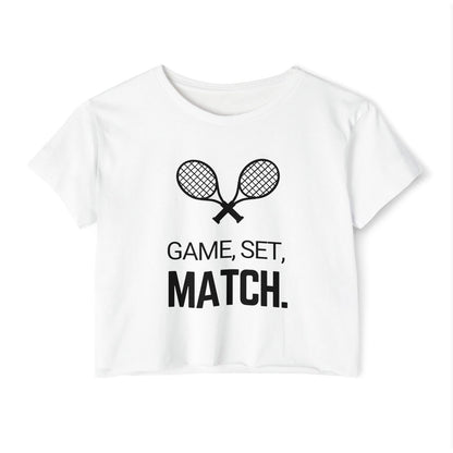 GAME SET MATCH 1 - Crop Top - GRANDSLAM PH