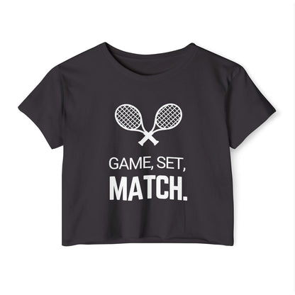 GAME SET MATCH 1 - Crop Top - GRANDSLAM PH