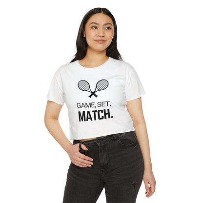 GAME SET MATCH 1 - Crop Top - GRANDSLAM PH