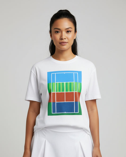 GRANDSLAM TOURNAMENTS 2 - Tennis Basic Tee - GRANDSLAM PH