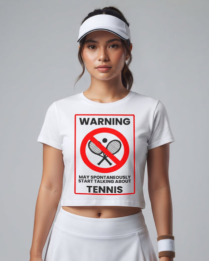 WARNING TENNIS - Tennis (Crop Top)