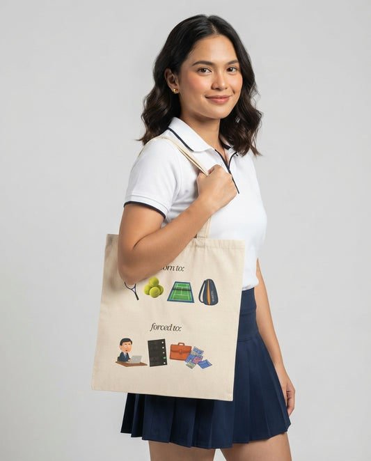 FORCED TO WORK - Tennis (Tote Bag)