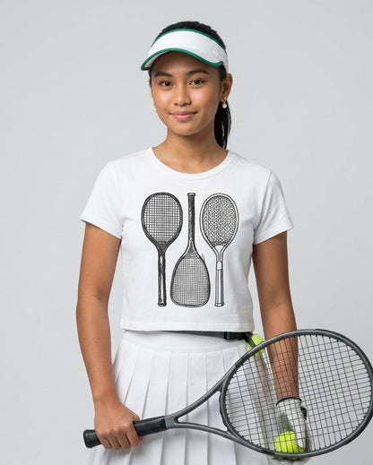 RETRO RACQUET - Tennis (Crop Top)