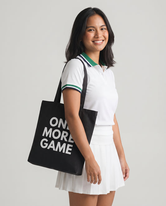 ONE MORE GAME - Tennis & Pickleball (Tote Bag)